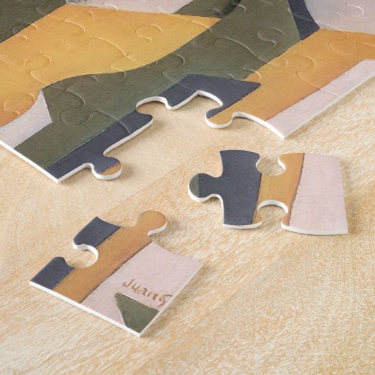 Harlequin op een tafel van Juan Gris, Cubisme Legpuzzel (Zijkant)