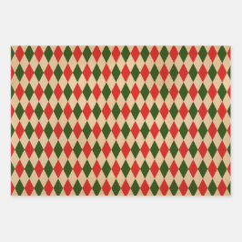  Harlequin Patronen Inpakpapier Vel