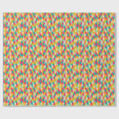 Harlequin  patroon cadeaupapier (Vlak)