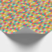 Harlequin  patroon cadeaupapier (Hoek)