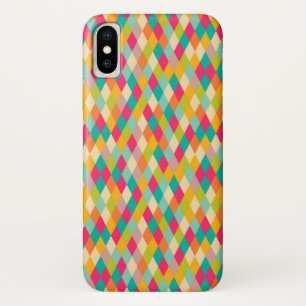 Harlequin  patroon iPhone x hoesje