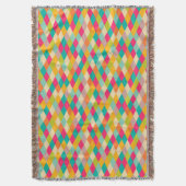 Harlequin  patroon deken (Voorkant Verticaal)