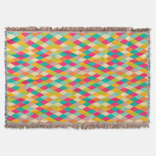 Harlequin  patroon deken