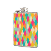 Harlequin patroon heupfles (Links)