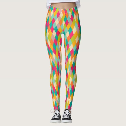 Harlequin  patroon leggings (Voorkant)