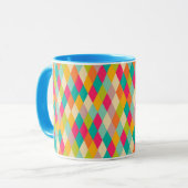 Harlequin  patroon mok (Voorkant links)