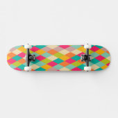 Harlequin  patroon skateboard (Horizontaal)