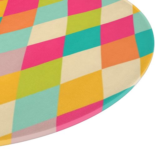 Harlequin patroon snijplank (Hoek)