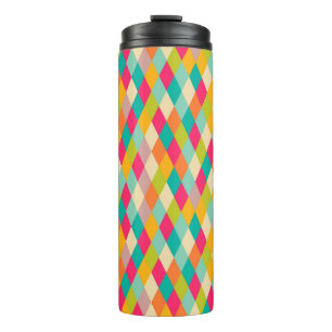 Harlequin patroon thermosbeker
