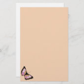 "Harlequin" (Perzikvlinder) Briefpapier (Voorkant / Achterkant)