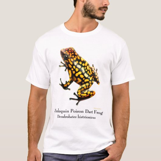 Harlequin Poison Dart Frog T-Shirt (Voorkant)