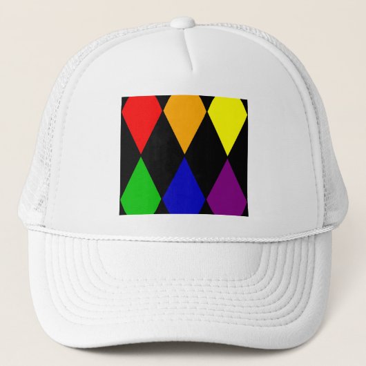 harlequin pride trucker pet (Voorkant)