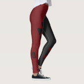 Harlequin Queen of Hearts Leggings (Rechts)