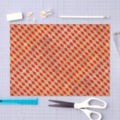 Harlequin Red Vintage Tissuepapier (Craft)