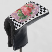 Harlequin Roses Golfheadcover (3/4 voorkant)