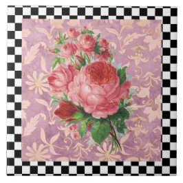  Harlequin Roses Tegeltje