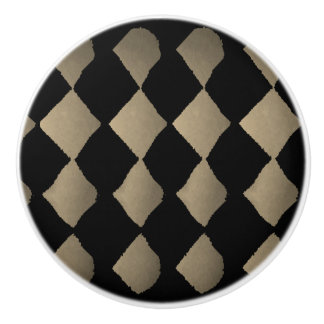 "Harlequin-Sepia" keramische Knob Keramische Knop