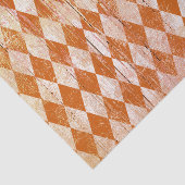 Harlequin verbrand Oranje diamant Tissuepapier (Detail)
