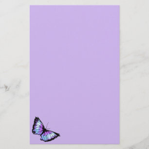 Harlequin (Violet Butterfly) Briefpapier