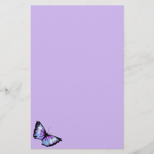 Harlequin (Violet Butterfly) Briefpapier (Voorkant)