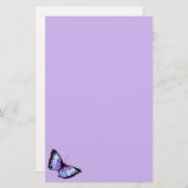 Harlequin (Violet Butterfly) Briefpapier (Voorkant / Achterkant)