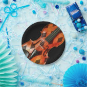 Harlequin Violin Papieren Bordje (Feest)