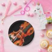 Harlequin Violin Papieren Bordje (Feest)