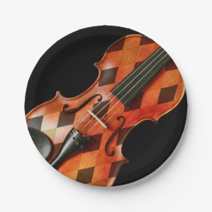 Harlequin Violin Papieren Bordje