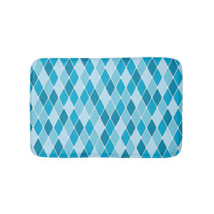 Harlequin winterpatroon badmat