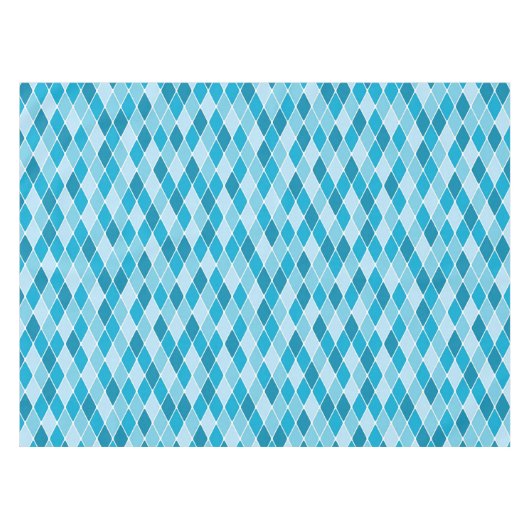 Harlequin winterpatroon tafelkleed (Voorkant (Horizontaal))