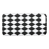 Harlequin, zwart en wit Case-Mate iPhone case (Achterkant (Horizontaal))