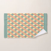  Harlequine Diagonal in Pastels Monogram Handdoek (Handdoek)