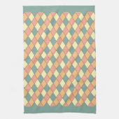  Harlequine Diagonal in Pastels Monogram Theedoek (Verticaal)