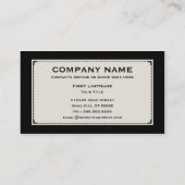 Harley baby visitekaartje (Achterkant)