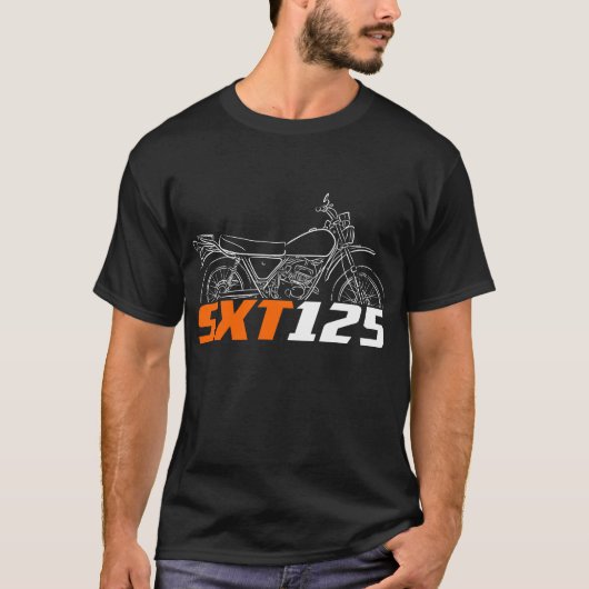 Harley-Davidson SXT-125 1976-1978 T-shirt (Voorkant)