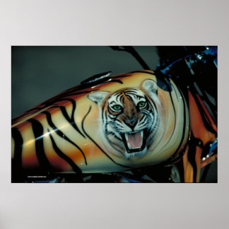 Harley Fuel Tank - S.D. Poster