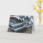 Harley Motorcycle Kaart (Gele Bloem)