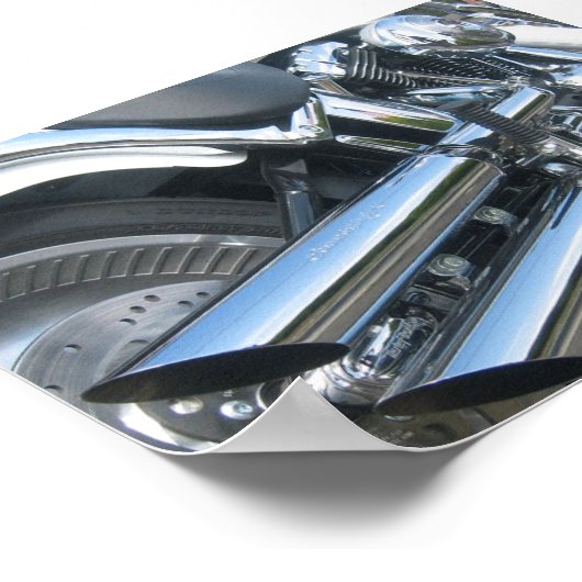 Harley Motorcycle Poster (Hoek)