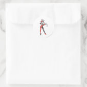 Harley Quinn 4 Ronde Sticker (Tas)