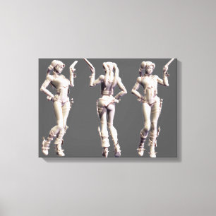 Harley Quinn Alternate 2 Canvas Afdruk