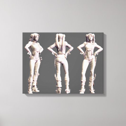 Harley Quinn Alternate Turnround Canvas Afdruk (Voorkant)