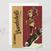 Harley Quinn Bombshells Pinup Kaart (Voorkant / Achterkant)