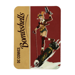 Harley Quinn Bombshells Pinup Magneet