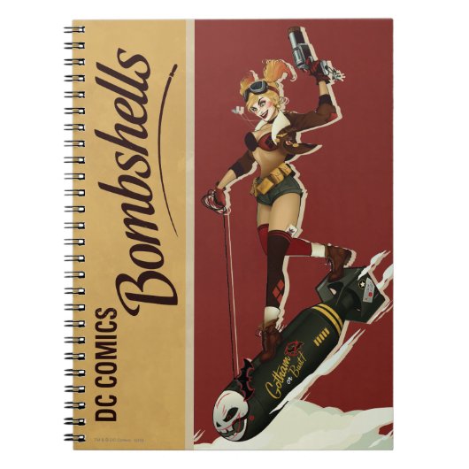 Harley Quinn Bombshells Pinup Notitieboek (Voorkant)