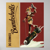 Harley Quinn Bombshells Pinup Poster (Voorkant)