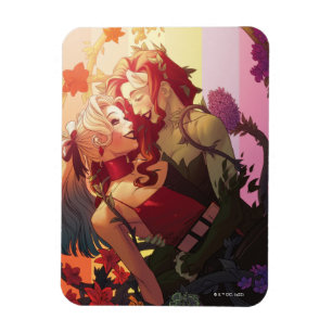 Harley Quinn en Poison Ivy Pride Comic Hoesje Magneet