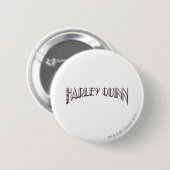 Harley Quinn - Logo Ronde Button 5,7 Cm (Voorkant /achterkant)