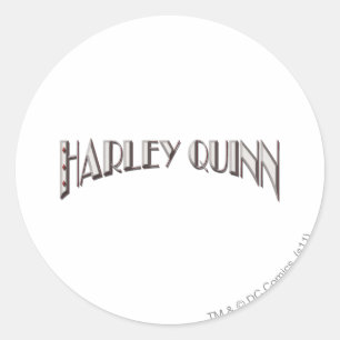 Harley Quinn - Logo Ronde Sticker