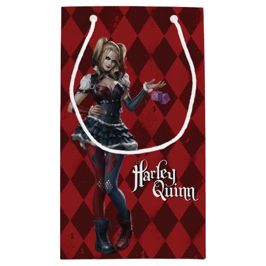 Harley Quinn met Fuzzy Dice Klein Cadeauzakje (Achterkant)