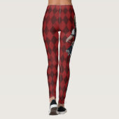Harley Quinn met Fuzzy Dice Leggings (Achterkant)